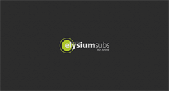 Desktop Screenshot of elysiumsubs.com